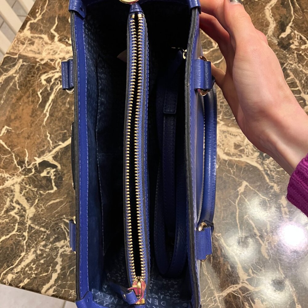 Kate Spade Blue Leather Handbag (Tote or Shoulder Bag) - Picture 6 of 14